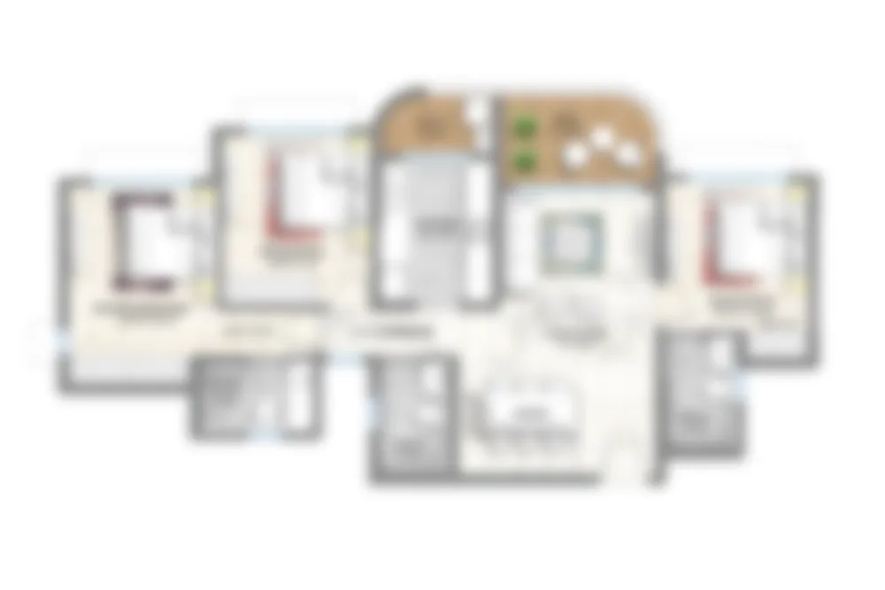 3 BHK Floor Plan